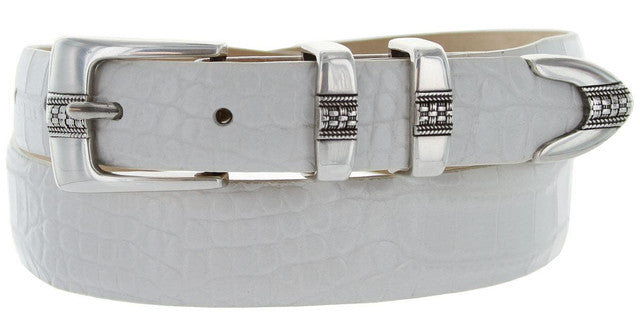 Miller Men's Genuine Full-Grain Cowhide Leather Designer Dress Belt