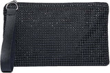 Evening Women's Rhinestone Glitter Wristlet Clutch Purse