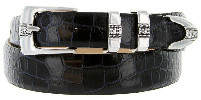 Miller Men's Genuine Full-Grain Cowhide Leather Designer Dress Belt