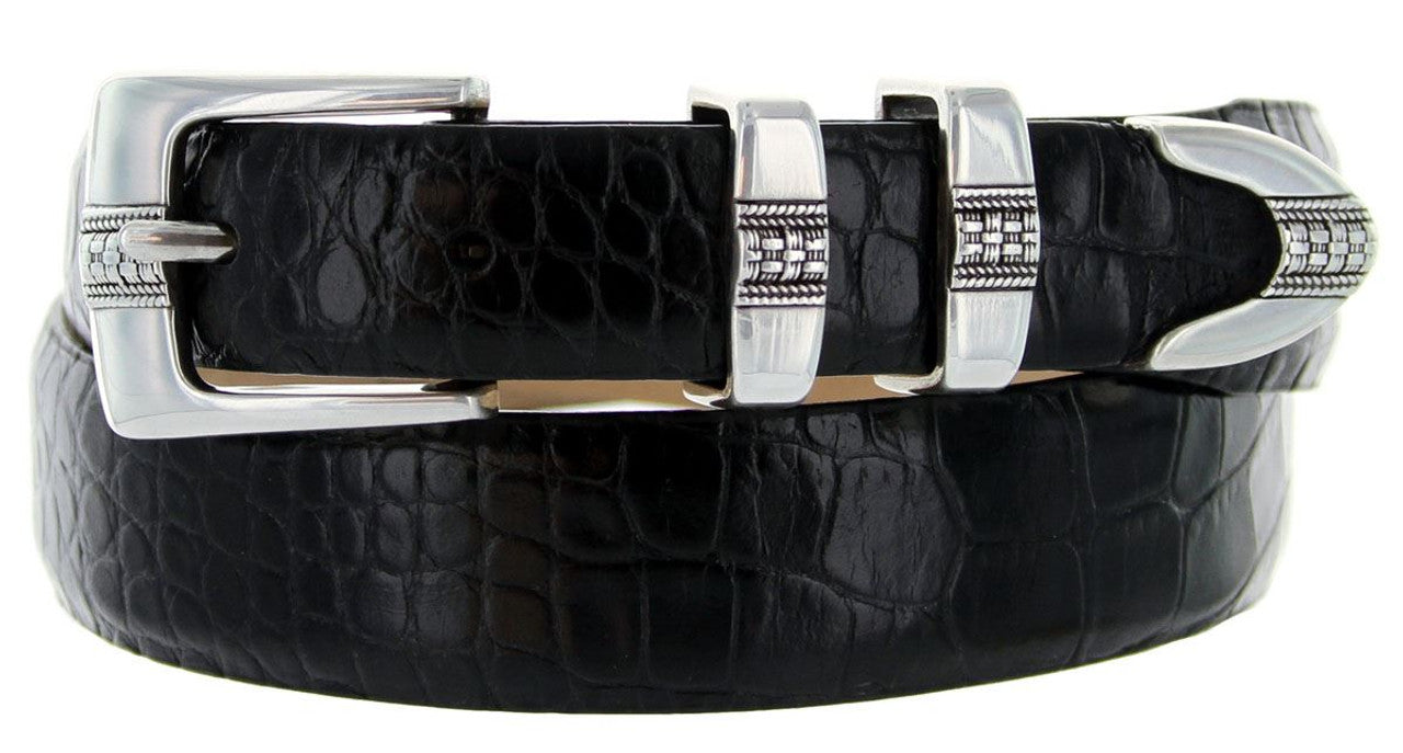 Miller Men's Genuine Full-Grain Cowhide Leather Designer Dress Belt