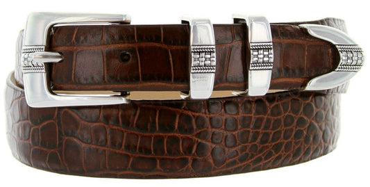 Miller Men's Genuine Full-Grain Cowhide Leather Designer Dress Belt