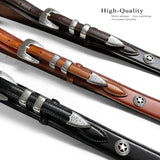 Waco Texas Star Conchos Oil Tanned Genuine Leather Belt