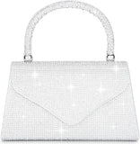Women's Evening Small Glitter Rhinestone Clutch Purse