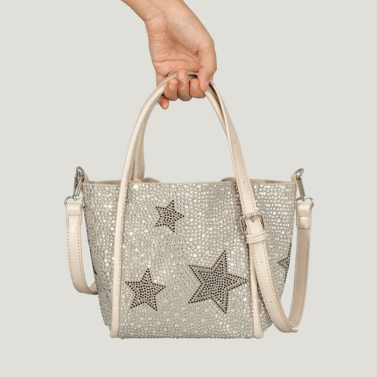 Elegant Rhinestone Handbag – Glam Winter Fashion