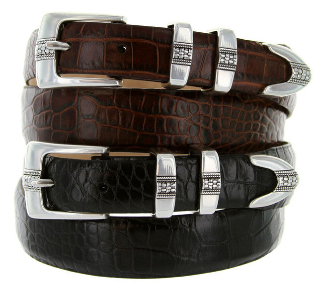 full grain leather belt dress Miller Men's Genuine Full-Grain Leather Dress Belt