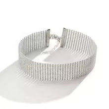 Crystal choker necklace