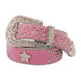 Pink Star Bling Rhinestone Belt – BRS-153