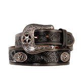 Western Cowgirl Rivet Studded Star Women Belt