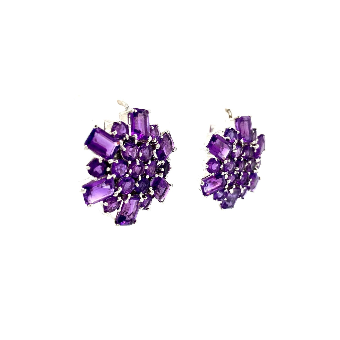 Amethyst Earring in .925 Sterling Silver - KST 5175