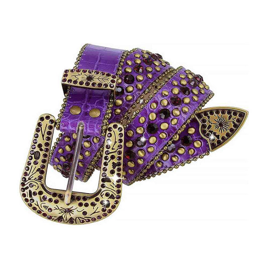 purple-bling-cowgirl-belt