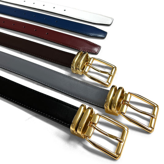 Kids Boys Girls Genuine Leather Dress Belt