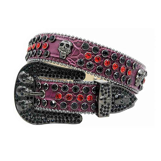 men skull belt
