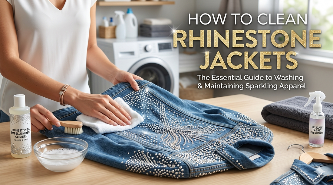 How to Clean Rhinestone Jackets Without Damaging Them (Step-by-Step Guide)