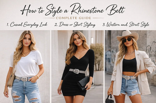 How to Style a Rhinestone Belt