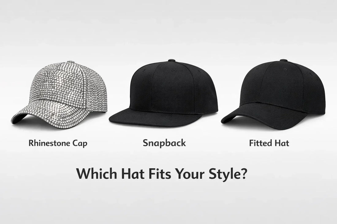 Rhinestone Baseball Cap vs Snapback vs Fitted Hats 