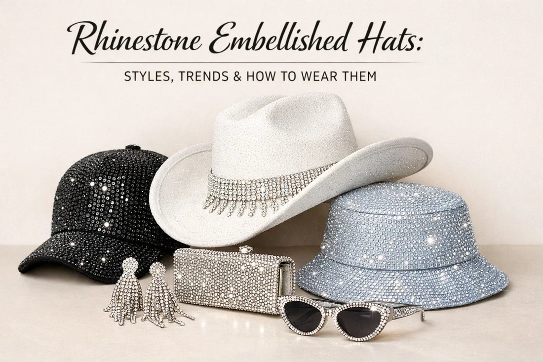 Rhinestone Embellished Hats - Styles, Trends & How to Wear Them | Bling ...