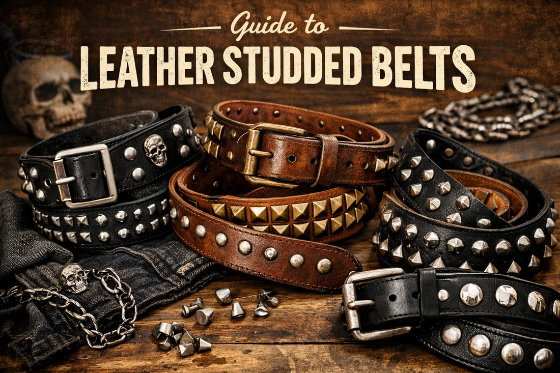 The Ultimate Guide to Leather Studded Belts