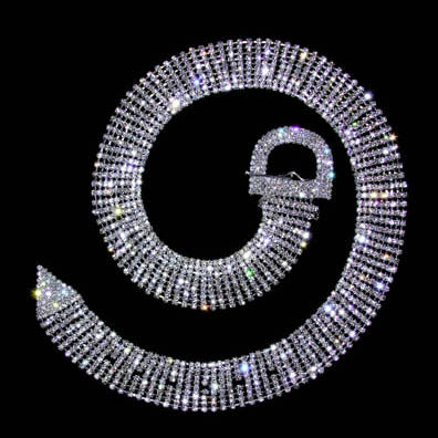 Rhinestone Belt - 9 Rows