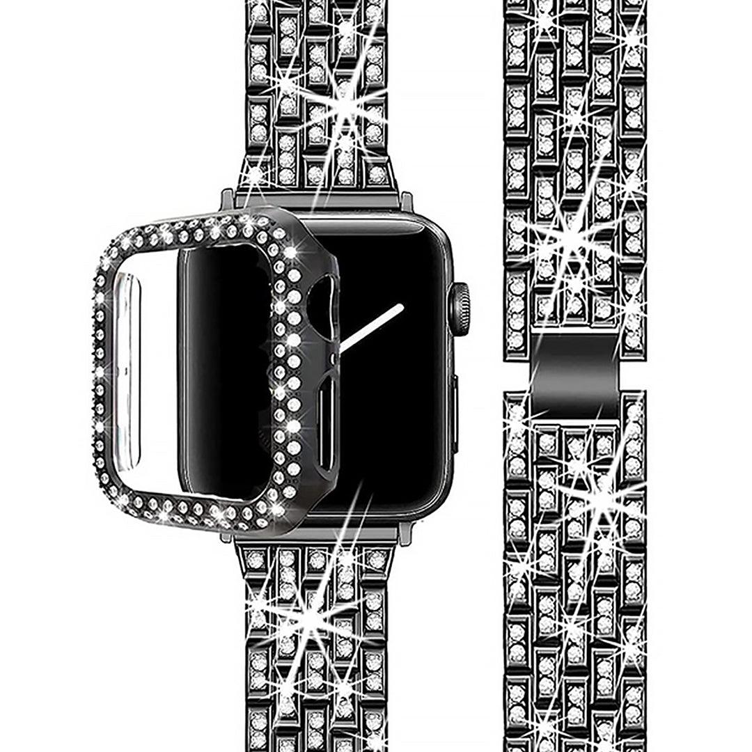 Metal Rhinestone Apple Watch Band