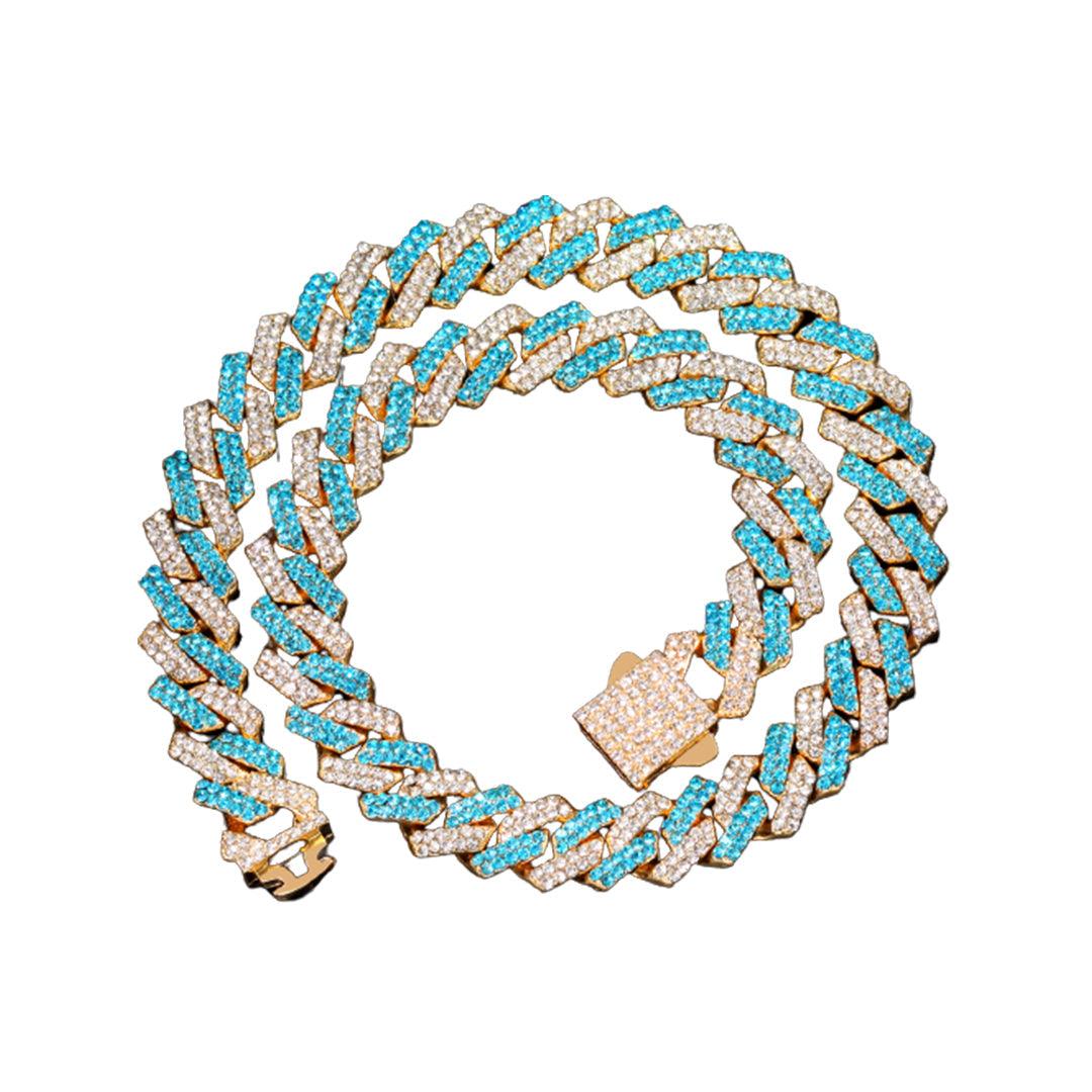 Dog's Hip Hop Rapper Cuban Chain-14MM – Belt Rhine Stone