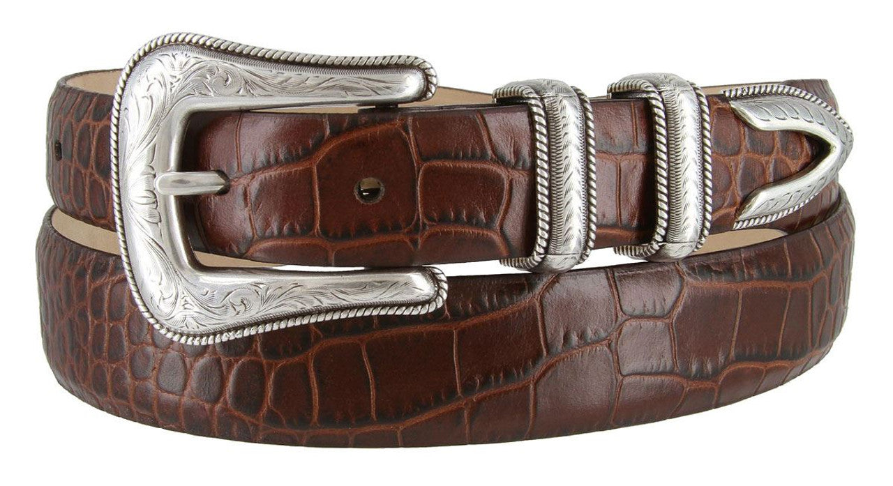 Brenton Italian Calfskin Genuine Leather Designer Golf Dress Belt