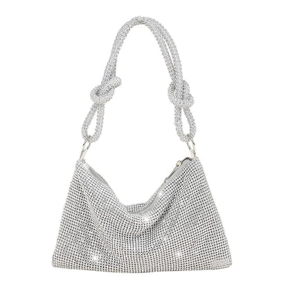 Sparkly Rhinestone Evening Bag for Women – Glitter Crystal Clutch Purse for Wedding, Party, Prom & Formal Events