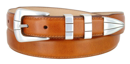 Vince Men's Belt Italian Calfskin Genuine Leather Designer Dress Belt