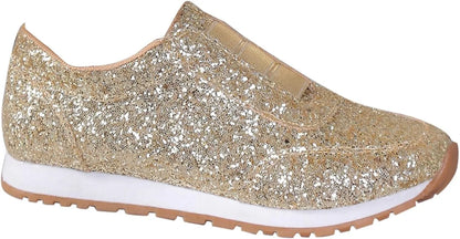 Sparkle Sneakers for Women – Lightweight Casual Walking Shoes
