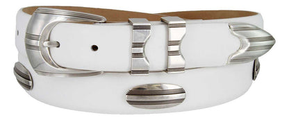 81208143 Italian Calfskin Genuine Leather Designer Dress Golf Belt 1-1/8"(30mm) Wide