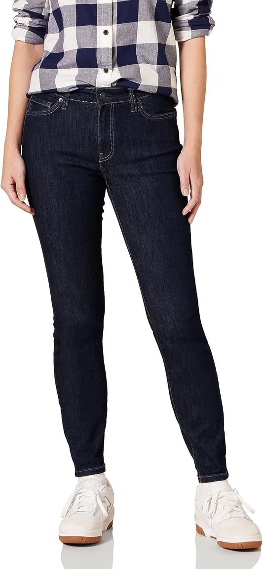 Women’s Mid-Rise Stretch Skinny Jeans - Soft Cotton Blend Denim, Slim Fit, All-Day Comfort