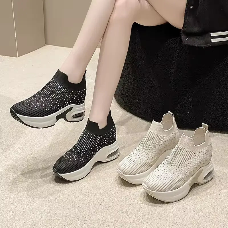 Breathable lightweight air-cushioned shoes for women