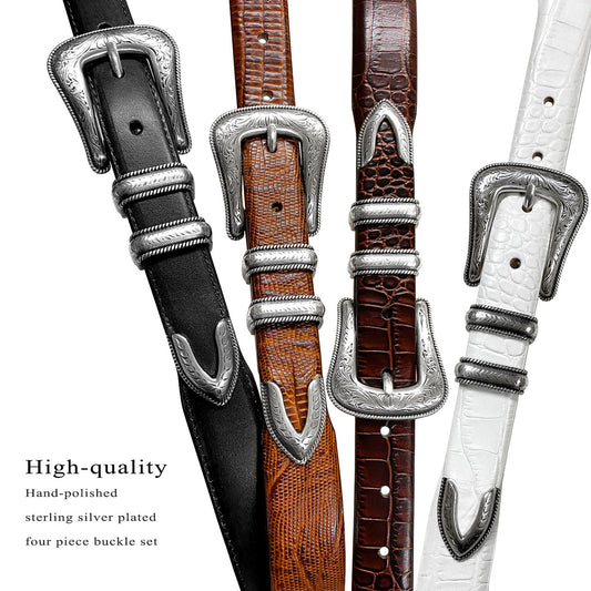 Brenton Italian Calfskin Genuine Leather Designer Golf Dress Belt