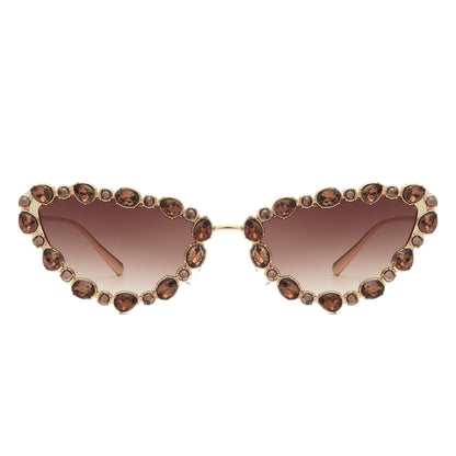 Elevate - Luxury Rhinestone Cat Eye Sunglasses