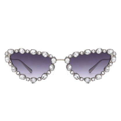 Elevate - Luxury Rhinestone Cat Eye Sunglasses