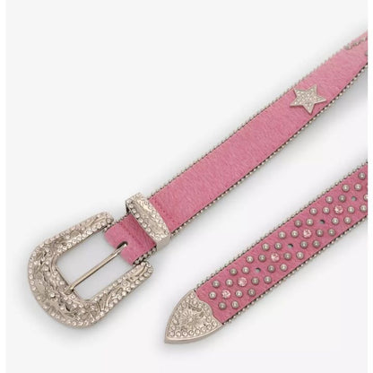 Pink Star Bling Rhinestone Belt – BRS-153