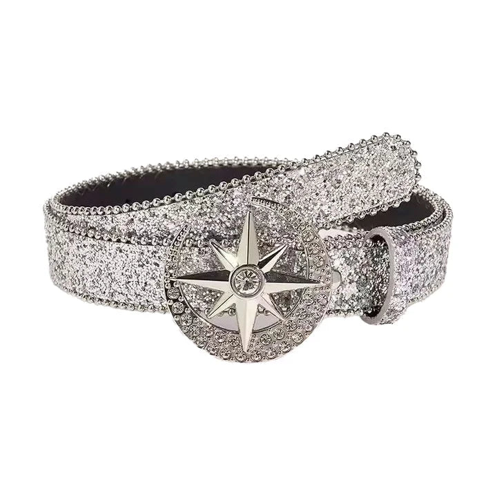 Glittering Western Rhinestone Belt