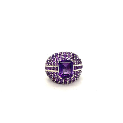 Amethyst Ring in .925 Sterling Silver - KSR 12730