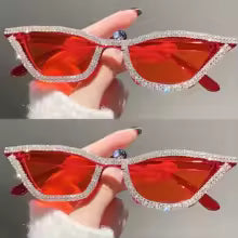 Rhinestone Cat Eye Sunglasses for Women - Party, Bar, and Nightclub Eyewear