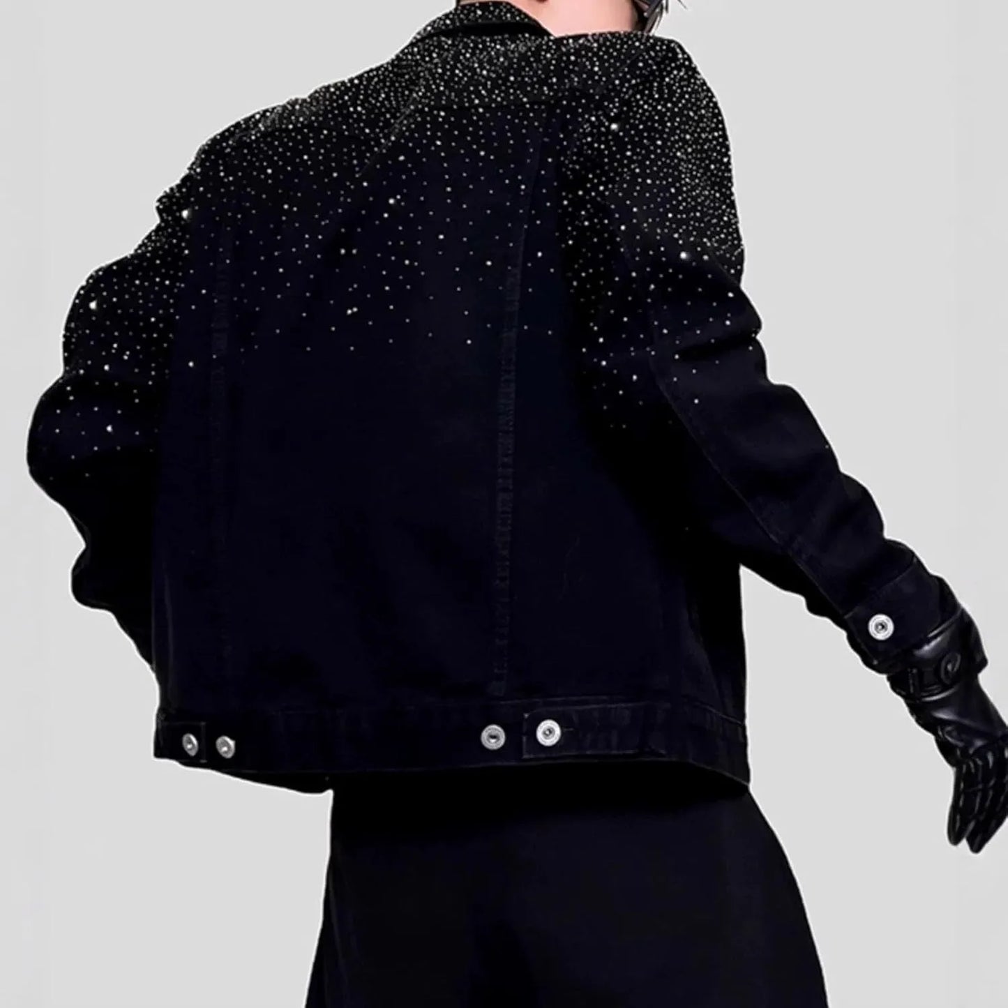 black denim jacket men
