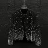 Luxury Rhinestone Coat for Men and Women - Shiny Designer Statement Outerwear