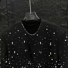 Luxury Rhinestone Coat for Men and Women - Shiny Designer Statement Outerwear