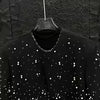 Luxury Rhinestone Coat for Men and Women - Shiny Designer Statement Outerwear