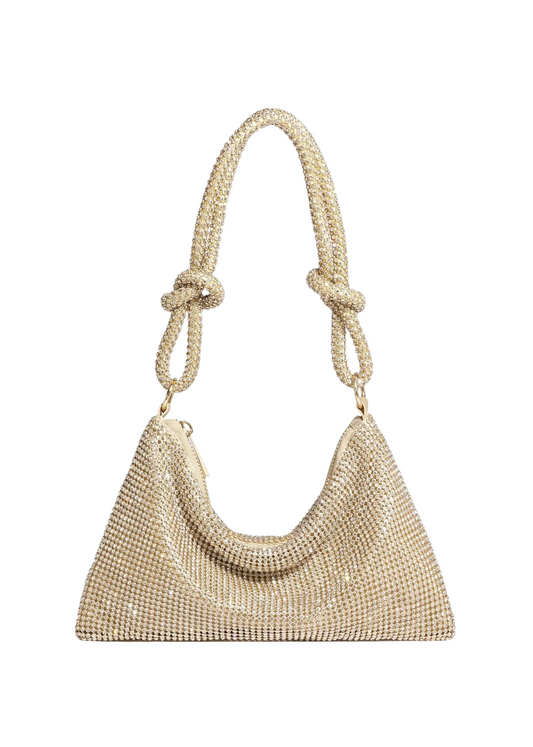 Sparkly Rhinestone Evening Bag for Women – Glitter Crystal Clutch Purse for Wedding, Party, Prom & Formal Events