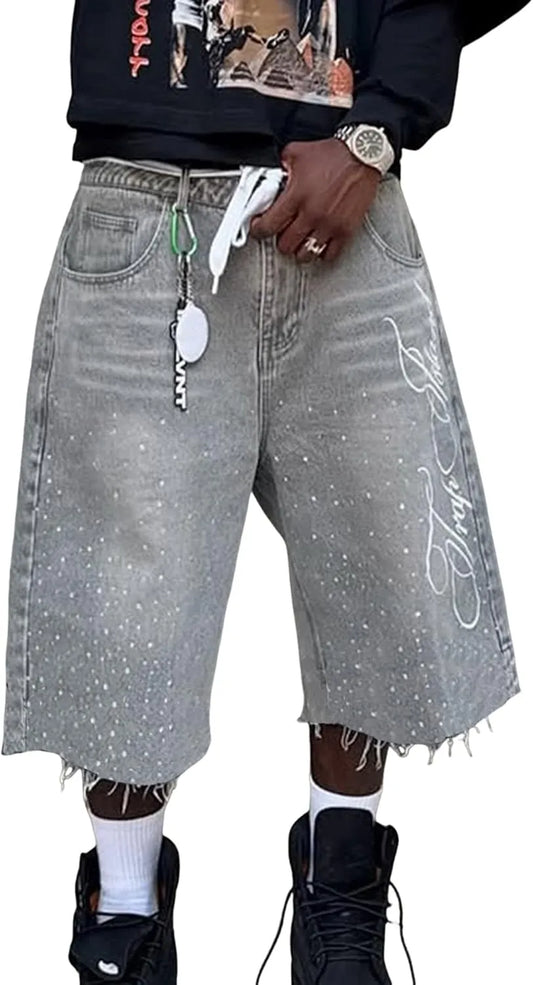rhinestone jorts

