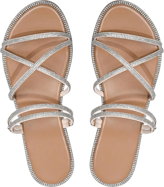 rhinestone sandals