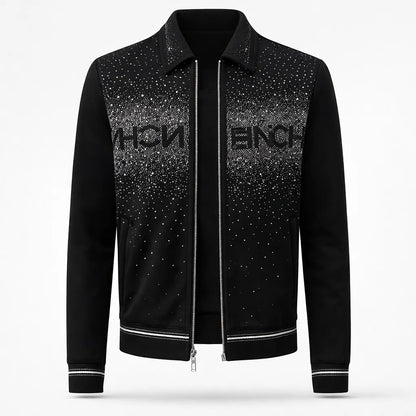 Men’s Rhinestone Embellished Jacket - bling bling jacket